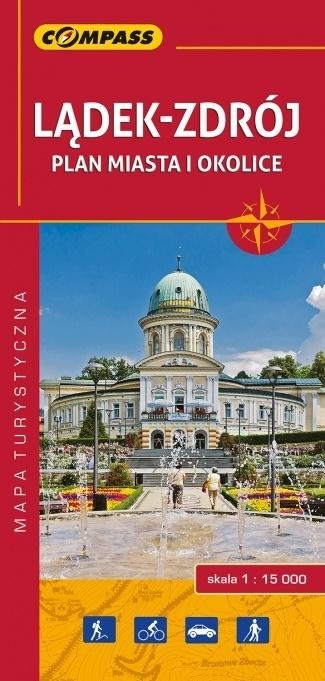 Plan miasta - Lądek-Zdrój i okolice 1:15 000