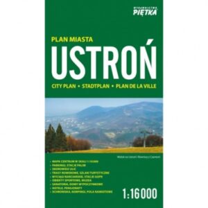 Plan miasta Ustroń