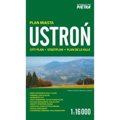 Plan miasta Ustroń