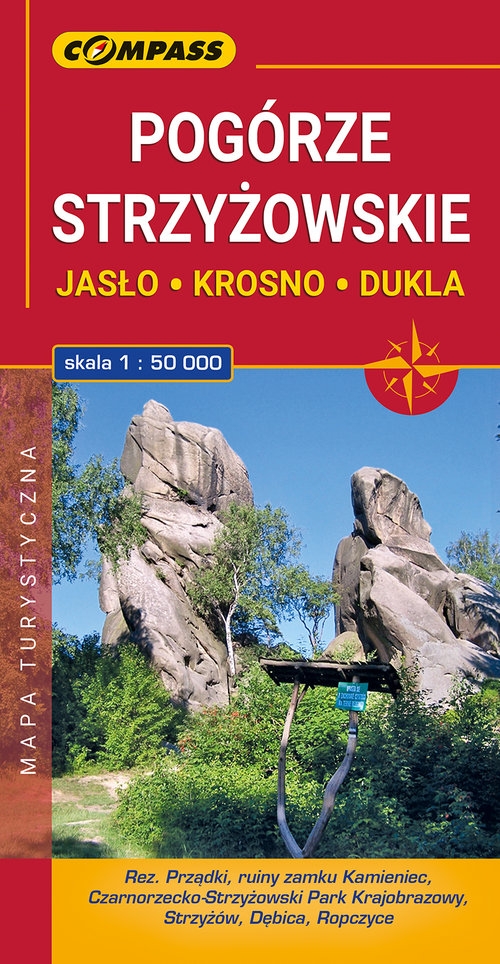 Pogórze Strzyżowskie 1:50 000. Jasło, Krosno, Strzyżów