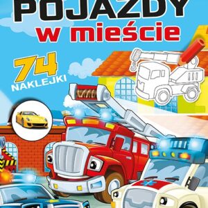 Pojazdy w mieście plus naklejki