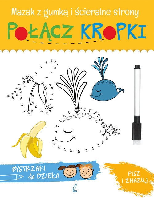 Połącz kropki Książka z mazakiem