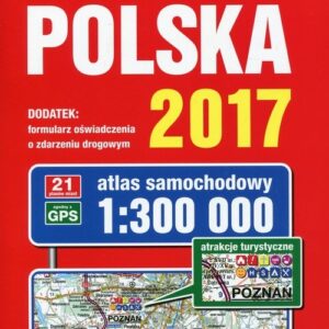 Polska 2017 Atlas samochodowy 1:300 000
