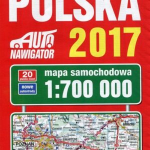 Polska 2017 Mapa samochodowa 1:700 000
