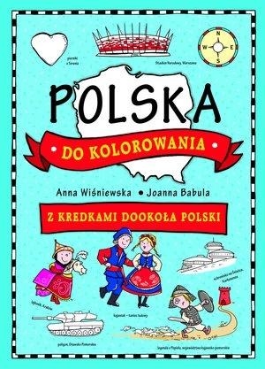 Polska do kolorowania - z kredkami dookoła Polski