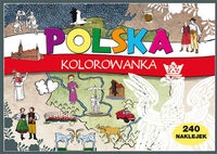 Polska Kolorowanka. 240 naklejek