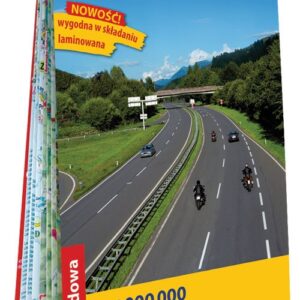 Polska laminowana mapa samochodowa 1:1 000 000