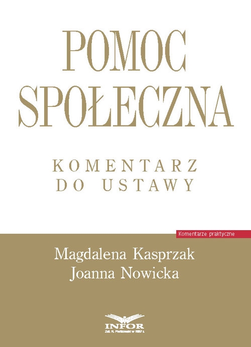 Pomoc społeczna Komentarz do ustawy