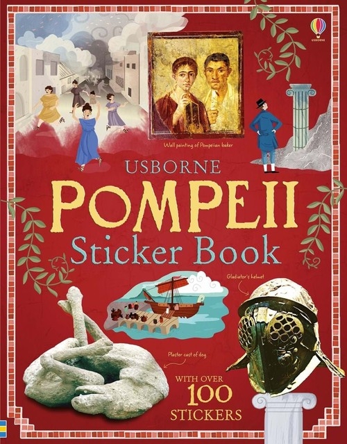 Pompeii Sticker Book. with over 100 stickers