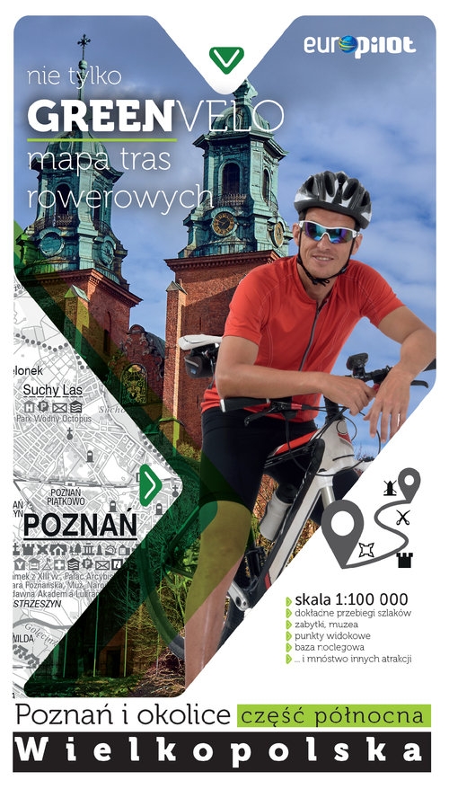 Poznań i okolice część północna mapa tras rowerowych. nie tylko GREEN VELO - Wielkopolska pólnocna