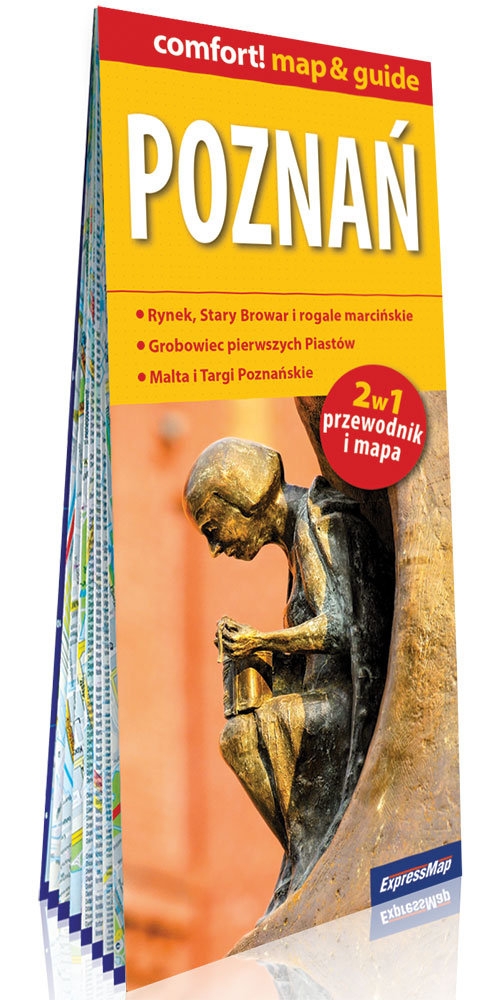 Poznań laminowany map&guide 2w1 przewodnik i mapa. 2w1: przewodnik i mapa