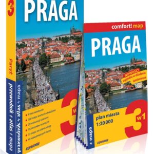 Praga 3w1 przewodnik + atlas + mapa