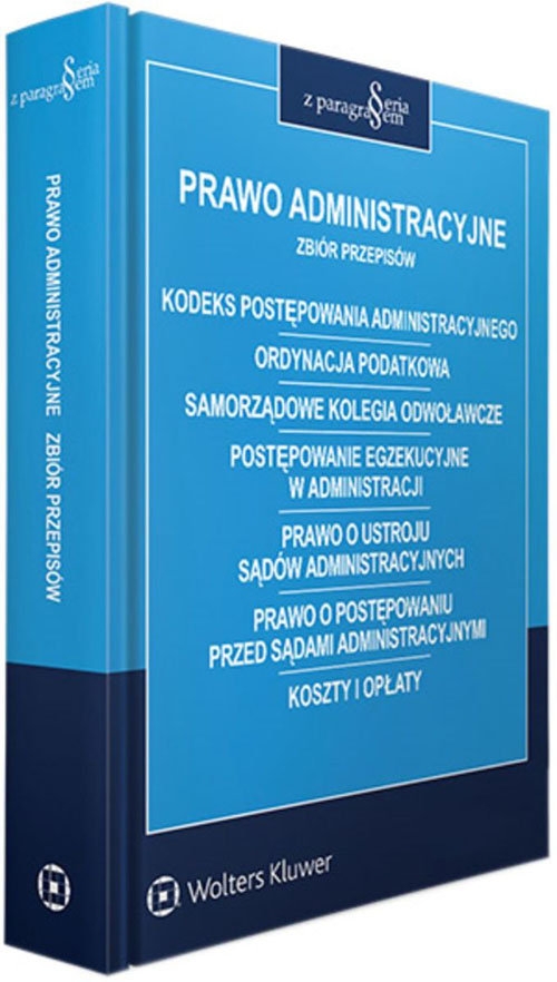 Prawo administracyjne Zbiór przepisów