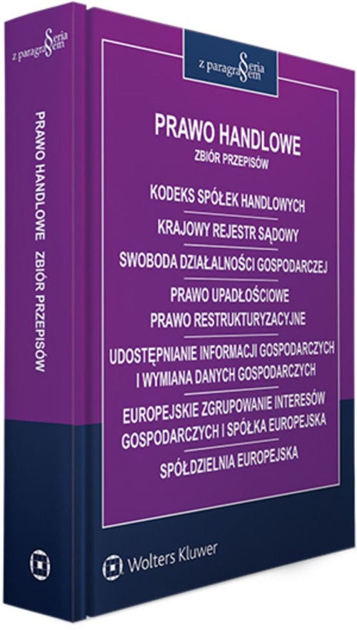 Prawo handlowe Zbiór przepisów