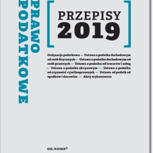 Prawo Podatkowe Przepisy 2019