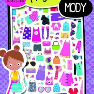 Projektantka mody, książeczka z ponad 100 wypukłymi naklejkami