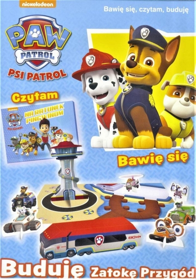 Psi Patrol. Bawię się, czytam... Buduję zatokę...