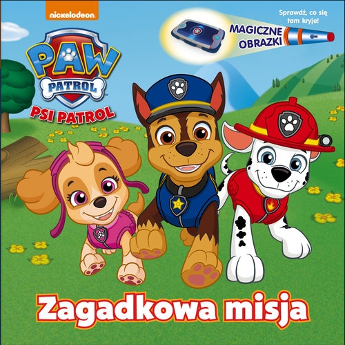 Psi Patrol. Książka twardostronicowa z latarką. Zagadkowa misja