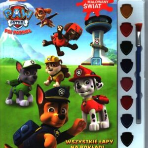 Psi Patrol malowany świat z FARBKAMI