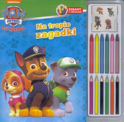 Psi patrol. Na tropie zaadki. Zabawy z kredkami