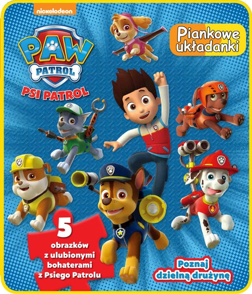 Psi Patrol. Piankowe układanki