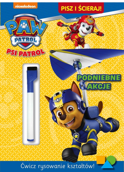 Psi Patrol Pisz i ścieraj Podniebne akcje
