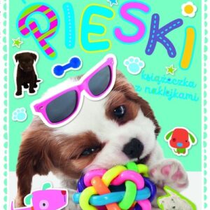 Psotnie pieski Książeczka z 250 naklejkami