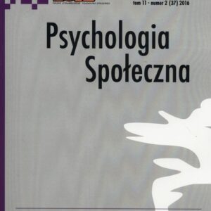 Psychologia społeczna 2/2016