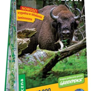 Puszcza Białowieska laminowana mapa turystyczna 1:50 000