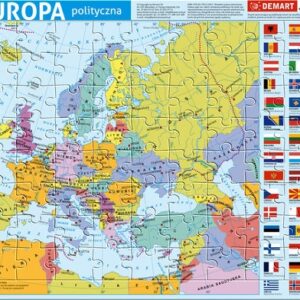 Puzzle ramkowe - Europa administracyjna