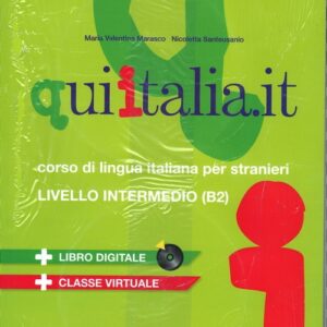 Qui Italia it livello intermedio B2 Podręcznik+DVD+CD MP3