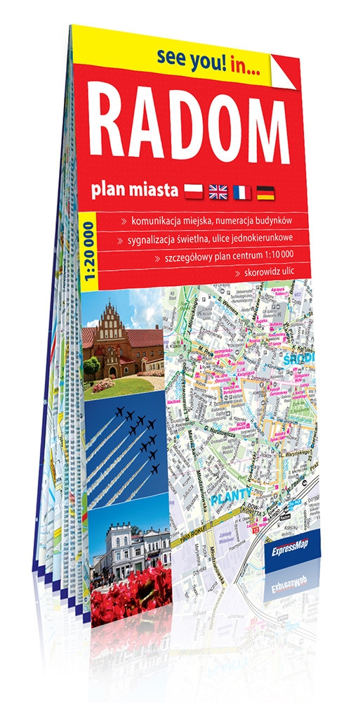 Radom see you! in... papierowy plan miasta. 1: 20 000