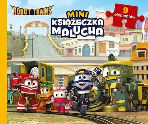 Robot Trains Mini książeczka malucha. puzzle 9 elementów