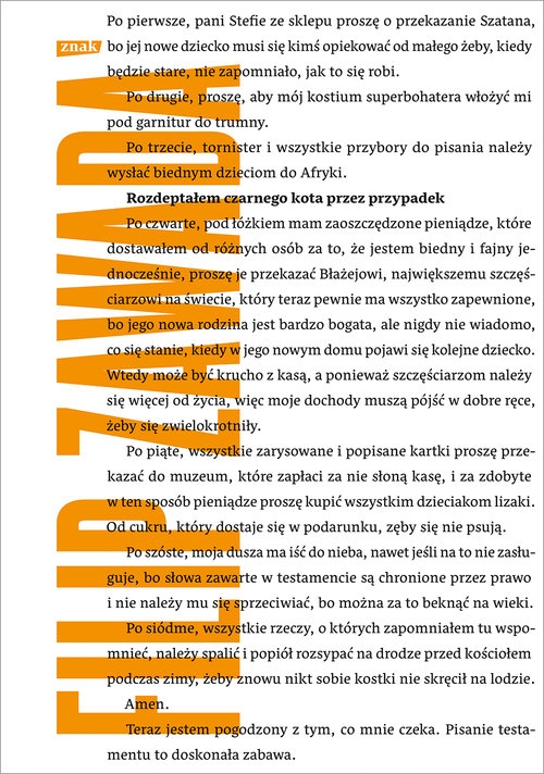 Rozdeptałem czarnego kota przez przypadek