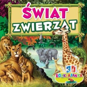 Rozkładanka 3D Świat zwierząt