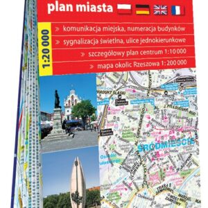 Rzeszów plan miasta 1:20 000