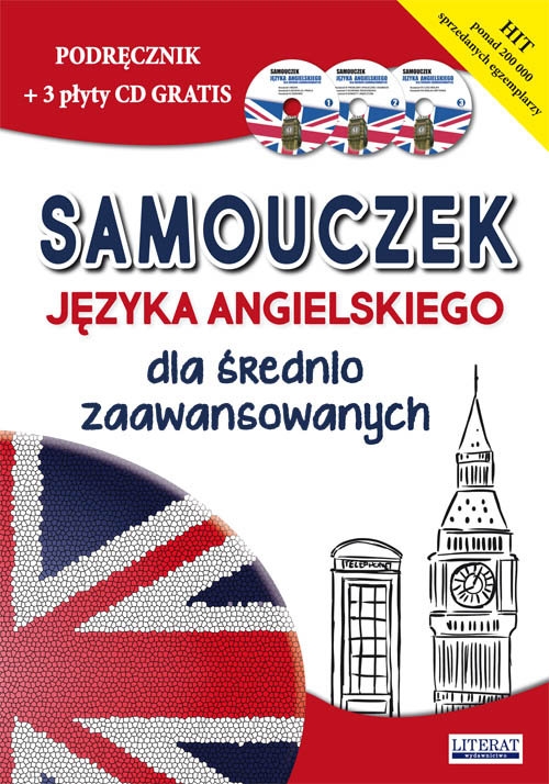 Samouczek języka angielskiego dla średnio zaawansowanych.. Podręcznik + 3 płyty CD gratis