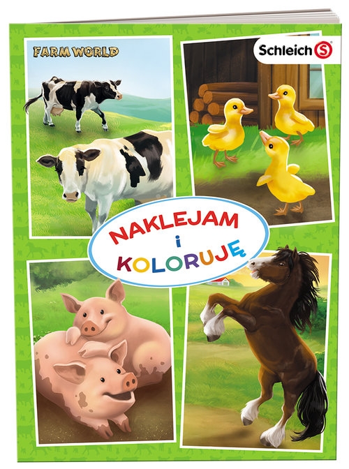 SCHLEICH Farm World Naklejam i koloruję. NAK-8301