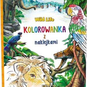 SCHLEICH Wild Life Kolorowanka z naklejkami. NA-8101