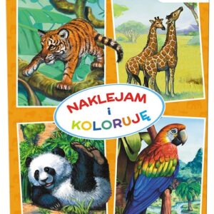 SCHLEICH Wild Life Naklejam i koloruję. NAK-8101