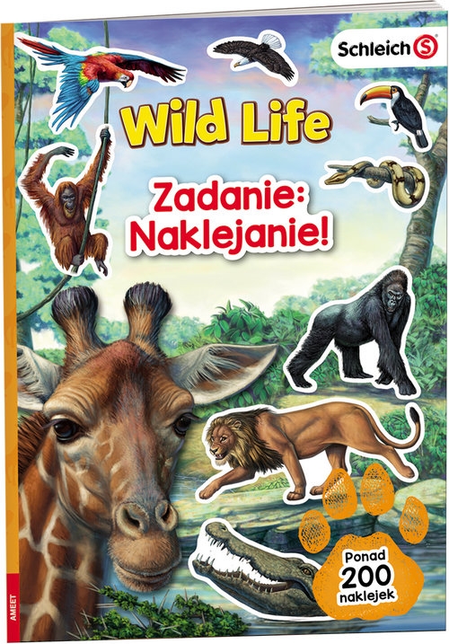 Schleich Wild Life Zadanie Naklejanie. LASS-101