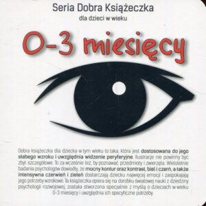 Seria Dobra Książeczka dla dzieci w wieku 0-3 miesięcy