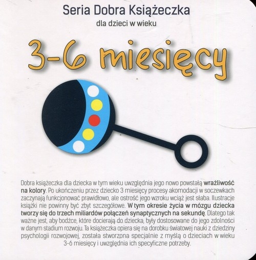 Seria Dobra Książeczka dla dzieci w wieku 3-6 miesięcy