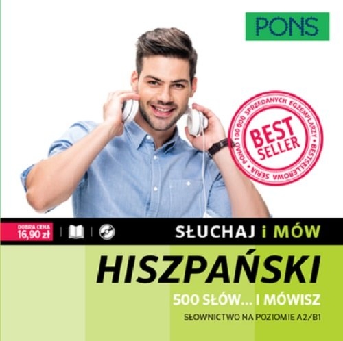 Słuchaj i mów hiszpański 500 słów +CD