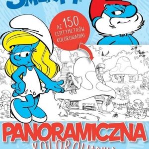 Smerfy. Panoramiczna kolorowanka