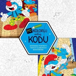 Smerfy Pokoloruj według kodu