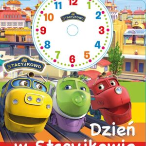 Stacyjkowo Książka z zegarem Dzień w Stacyjkowie
