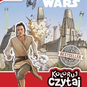 Star Wars Atak na zamek Koloruj czytaj naklejaj