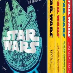 Star Wars Cztery książki z modelami do złożenia