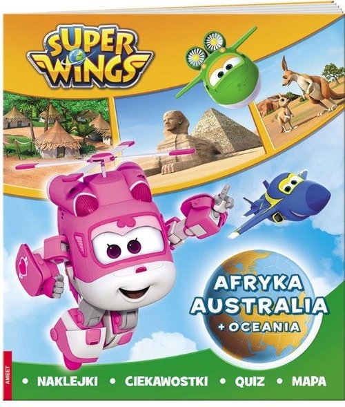 SUPER WINGS Afryka, Austaralia i Oceania. MAPS-304